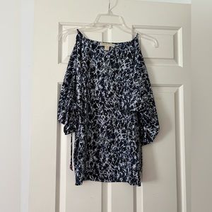 Michael Kors cold shoulder blouse